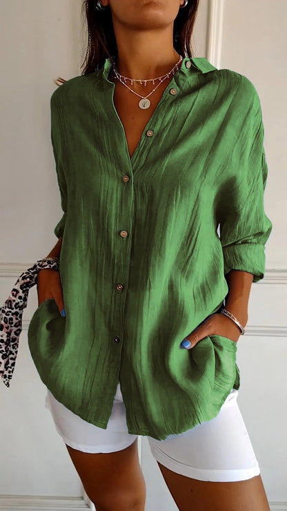 Women's - Striped Polo - Casual - For Everyday Use
