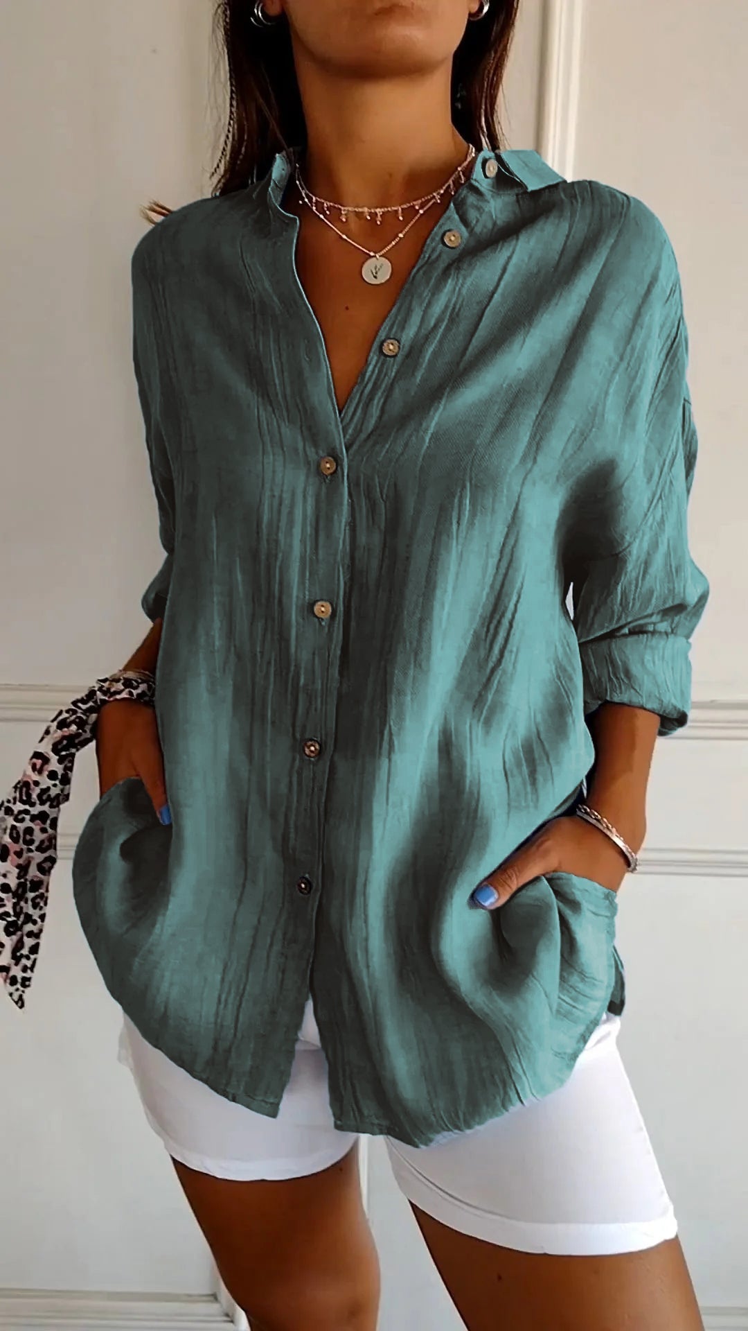 Women's - Striped Polo - Casual - For Everyday Use