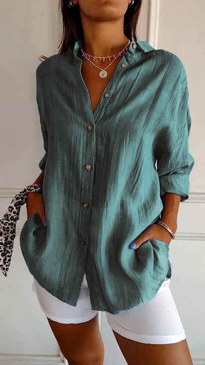 Women's - Striped Polo - Casual - For Everyday Use