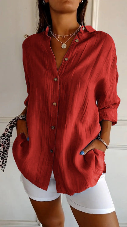 Women's - Striped Polo - Casual - For Everyday Use