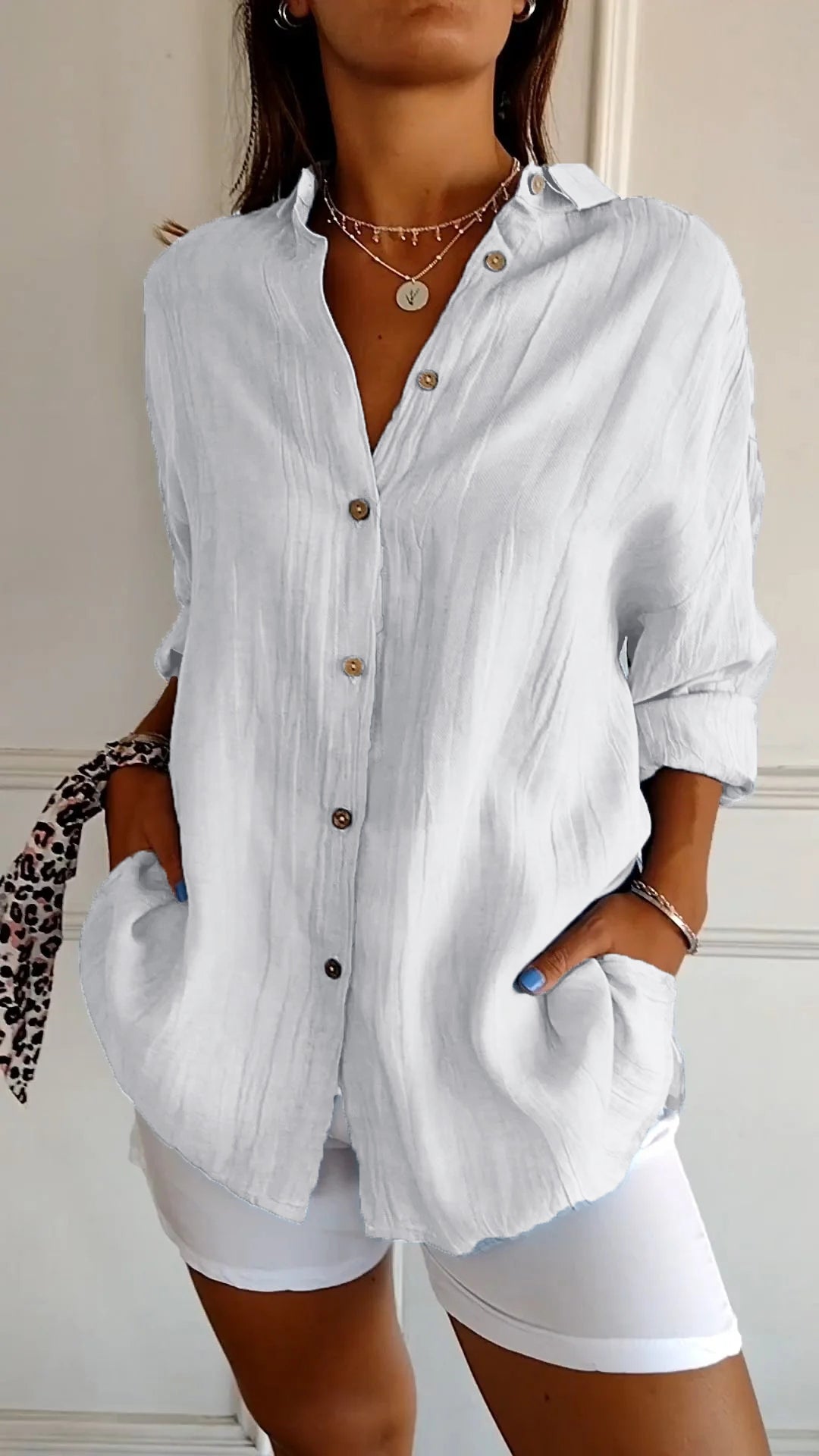 Women's - Striped Polo - Casual - For Everyday Use