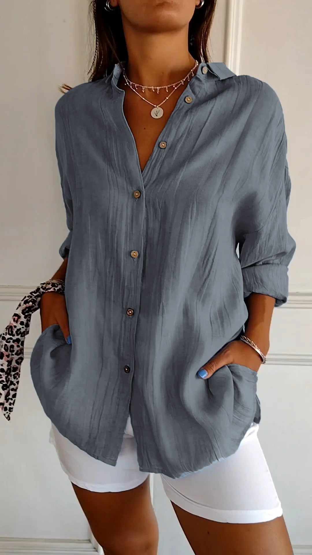 Women's - Striped Polo - Casual - For Everyday Use