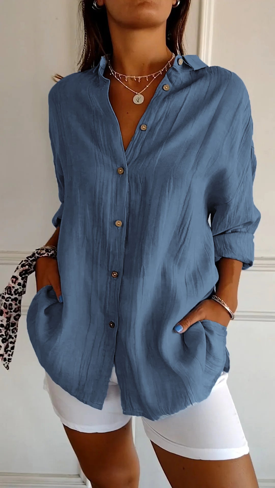 Women's - Striped Polo - Casual - For Everyday Use
