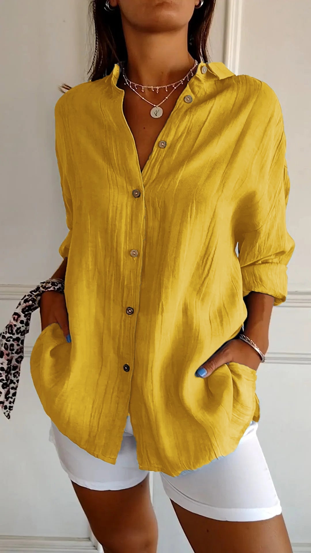 Women's - Striped Polo - Casual - For Everyday Use