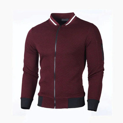 Men's -Sweater with Zipper - Sporty - - Ideal for Autumn/Winter