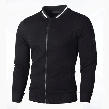 Men's -Sweater with Zipper - Sporty - - Ideal for Autumn/Winter