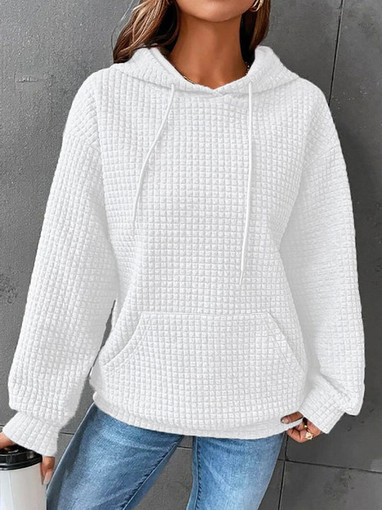 Casual Cotton Hoodie with Backprint for Women | Great for Casual Days