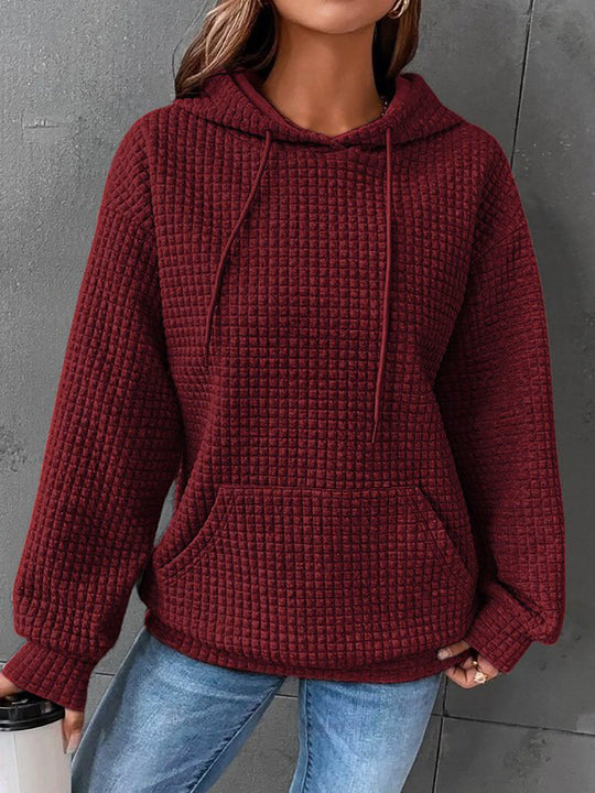 Casual Cotton Hoodie with Backprint for Women | Great for Casual Days