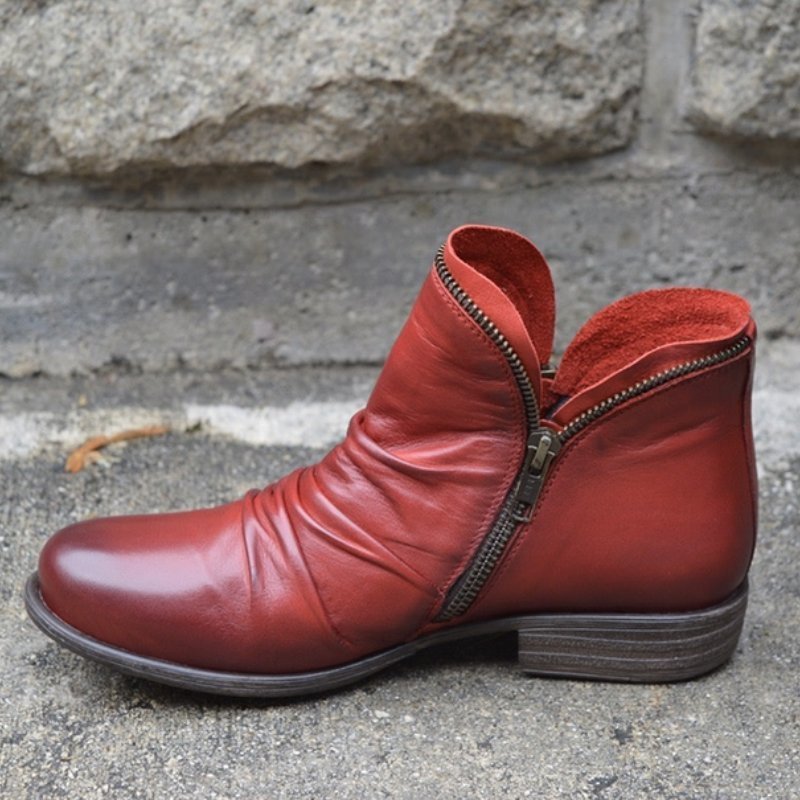 Casual Ankle Boots with Zipper and Heel for Women | Ideal for Autumn/Winter