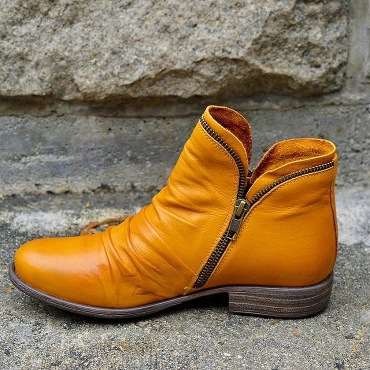 Casual Ankle Boots with Zipper and Heel for Women | Ideal for Autumn/Winter
