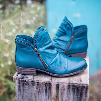 Casual Ankle Boots with Zipper and Heel for Women | Ideal for Autumn/Winter