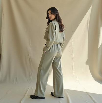 Women Old Money Co-Ord Set – Elegant Knitwear with Timeless Quiet Luxury Vibe