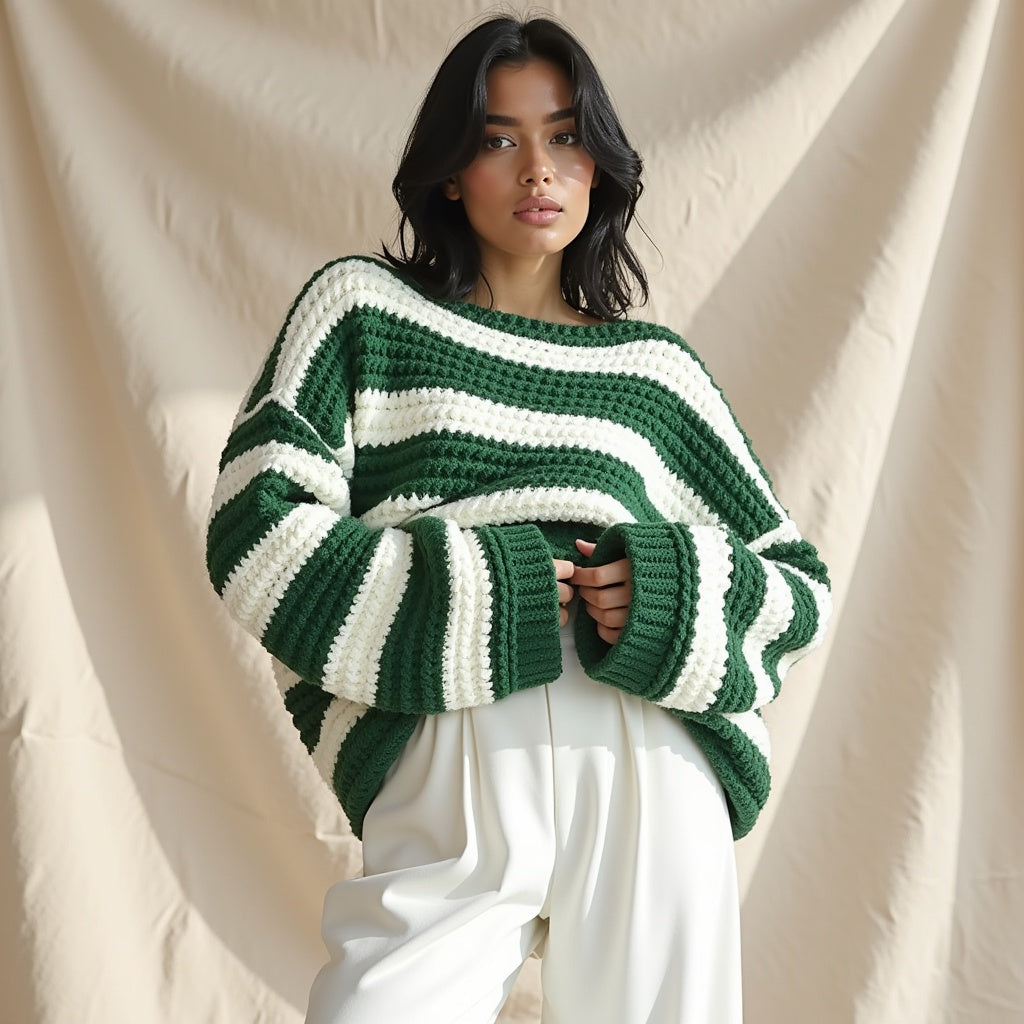 Mara Pullover Sweater – Soft Knit, Relaxed Fit & Timeless Everyday Style