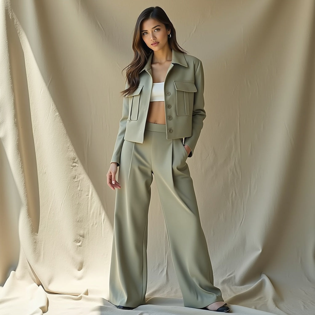 Women Old Money Co-Ord Set – Elegant Knitwear with Timeless Quiet Luxury Vibe