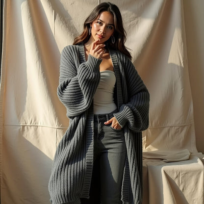 Relaxed Cotton Knit Sweater – Soft, Breathable & Made for Casual Comfort