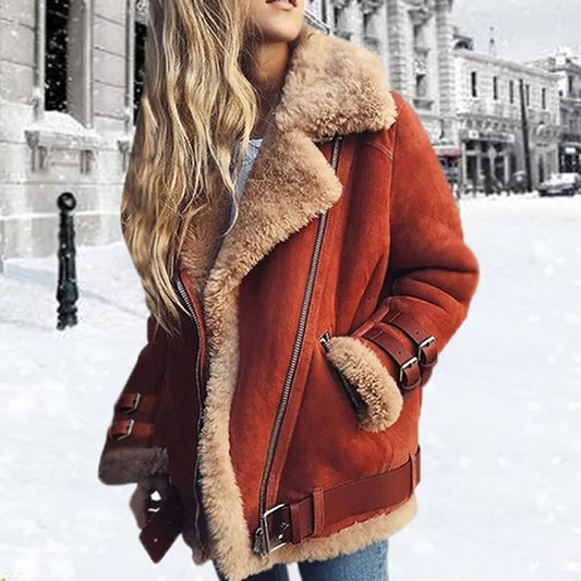 Women's Elegant Winter Trench Coat with Double Buttons | Ideal for Autumn/Winter