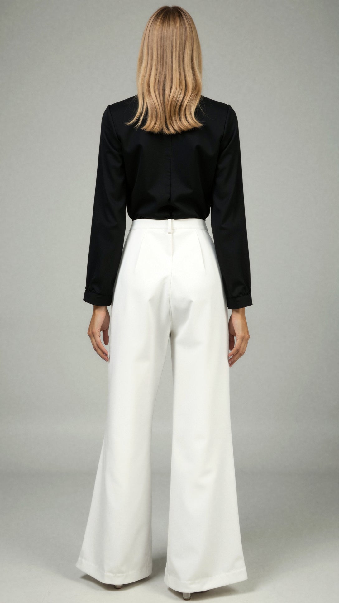 Claire High-Waisted Trousers – Straight-Leg Elegance for Everyday & Office Wear