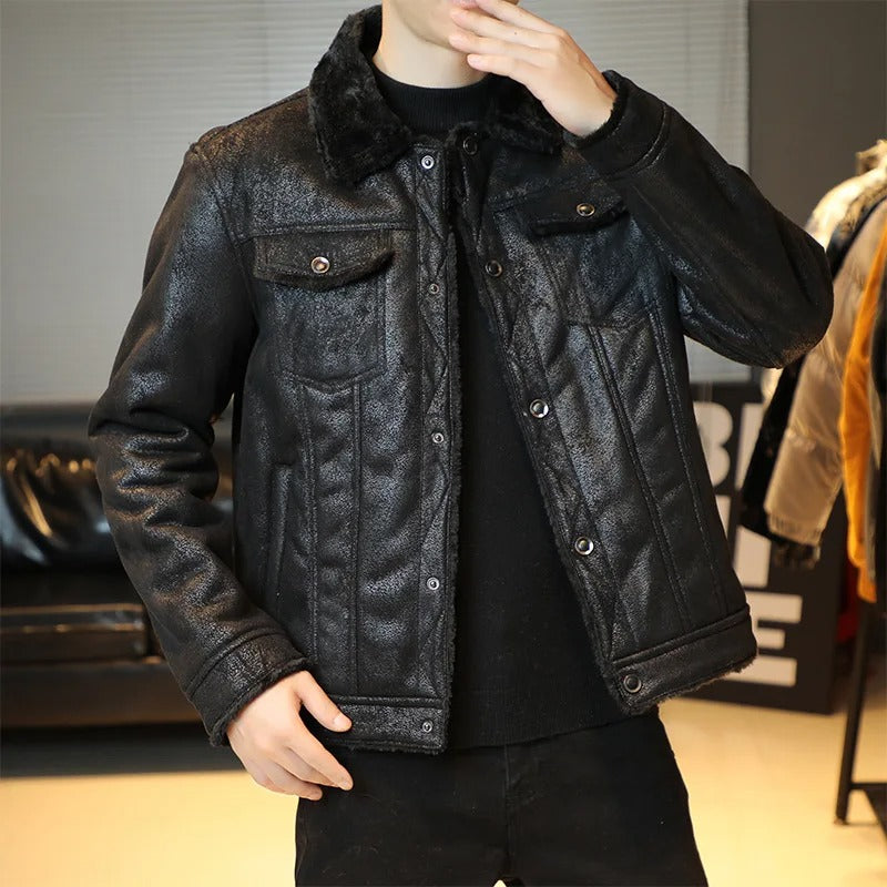 Casual Biker Jacket Bomber Style for Men | Great for Casual Days