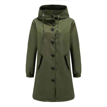 Lightweight rain jacket for women waterproof parka| Classic