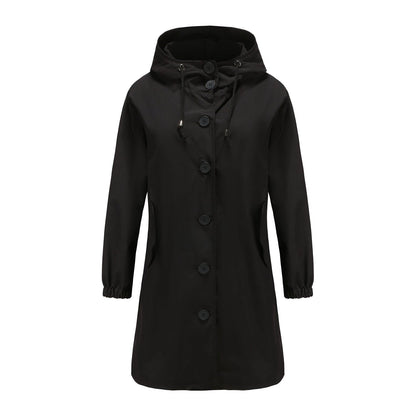 Lightweight rain jacket for women waterproof parka| Classic