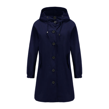 Lightweight rain jacket for women waterproof parka| Classic