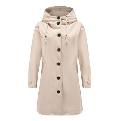 Lightweight rain jacket for women waterproof parka| Classic