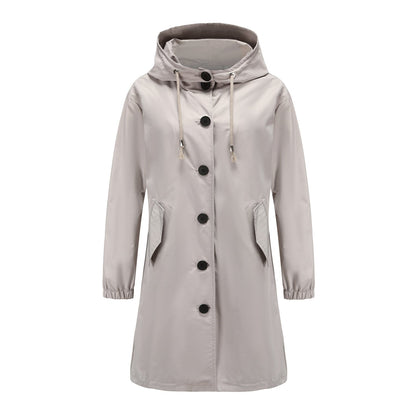 Lightweight rain jacket for women waterproof parka| Classic
