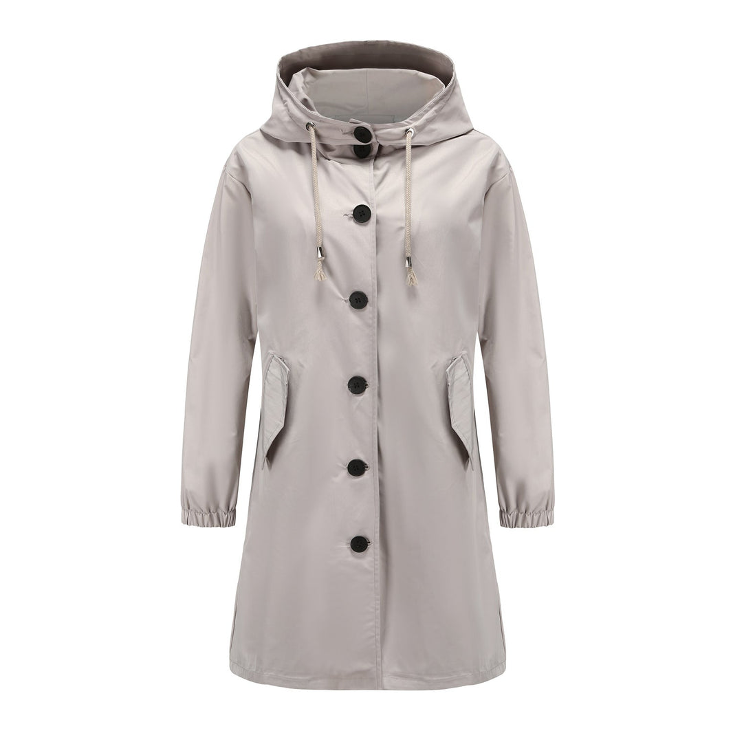 Casual Waterproof Outdoor Rain Jacket with Hood for Women | Great for Outdoor Activities