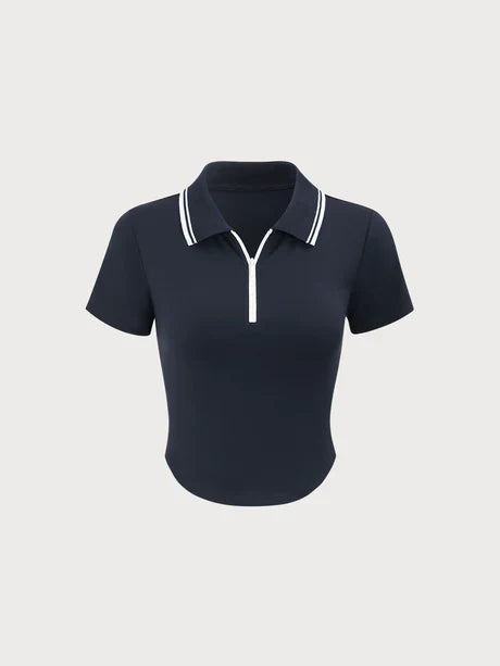 Women's Short Sleeve Top Nylon-Spandex 5